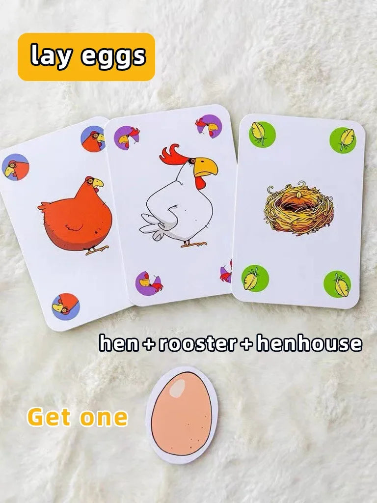 Hot Chicken Chiu Chiu Board Game Drecksau Dirty Pig Black Sheep Piou Piou Party Game Cards Intellectual Toy Kid Gift