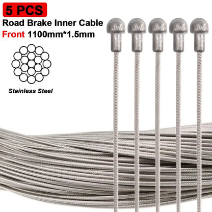 Bike Shifter Brake Cable Stainless Steel Inner Cable MTB Road Bike Front Rear Derailleur Shift Brake Cable Set