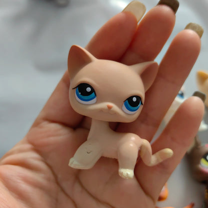 Little Baby pets  LPS Cute Short Hair Cats Deer Tortoise Bear Monkey Dolphin Spaniel Dogs Tortoise Figure Toy Gift