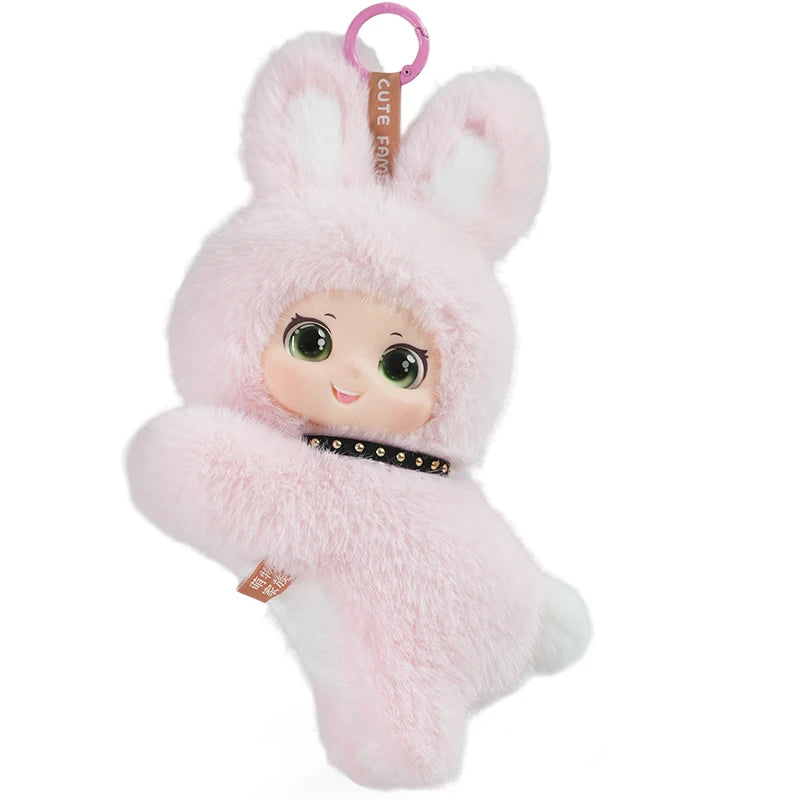 Vinyl Doll Cute Animal 8 Kinds Of Options Prone Series Dog Panda Rabbit Deer Collection Toys Charms Gift For Birthday Girl Favor