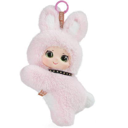 Vinyl Doll Cute Animal 8 Kinds Of Options Prone Series Dog Panda Rabbit Deer Collection Toys Charms Gift For Birthday Girl Favor