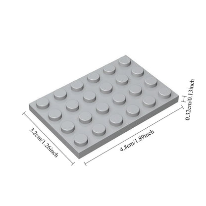 MOC Educational Building Blocks: Creative Construction Kit with Base Plate and Assembly Tool for Educational Puzzle Toys