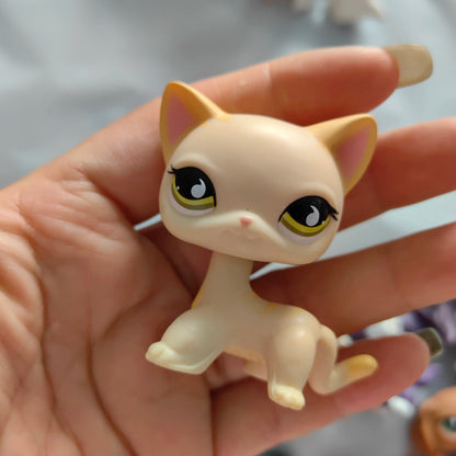 Little Baby pets  LPS Cute Short Hair Cats Deer Tortoise Bear Monkey Dolphin Spaniel Dogs Tortoise Figure Toy Gift
