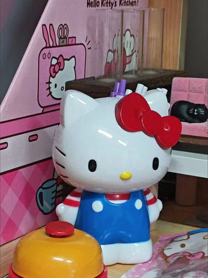 Hello Kitty Pen Holder Makeup Brush Organizer Dual Use Desktop Storage Decor Cute Gift For Girls Women Fans Kawaii