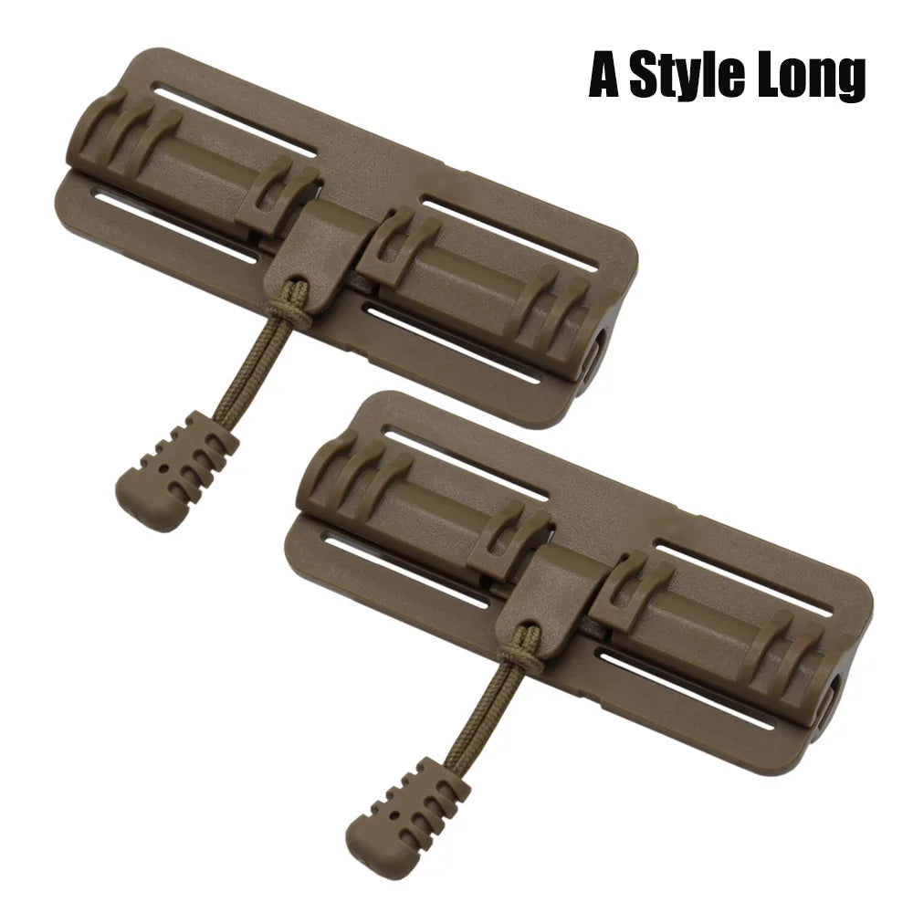 1 Pair Tactical Vest Quick Release Buckle Rapid Open Connector Shoulder Webbing Cummerbund for Hunting Vest Accessory