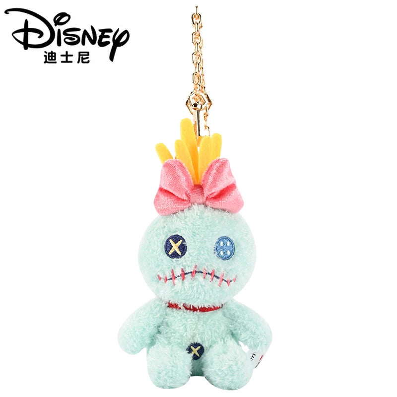 100% Genuine Disney Stitch Scrump Angel Cartoon Blue Stitch Plush Toy Authorized Doll Stich Cute Birthday Gift High Quality