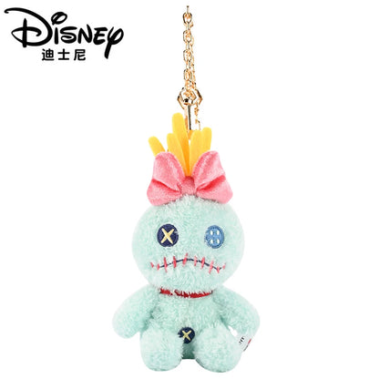 100% Genuine Disney Stitch Scrump Angel Cartoon Blue Stitch Plush Toy Authorized Doll Stich Cute Birthday Gift High Quality