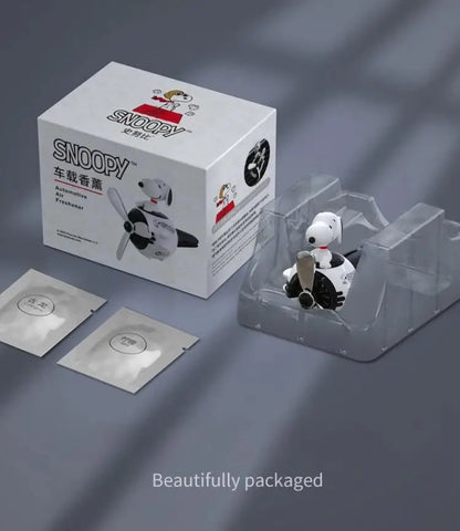 Snoopy Air Freshener Flying Propeller Pilot Series Car Accessories Anime Figures Aromatherapy Fragrance Diffuser Car Decor Gifts