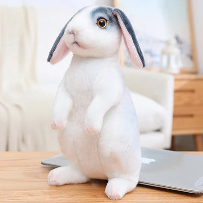Huge Mini Simulated Animal Dog Rabbit Toys Cute Animal Soft Simulation Doll Easter Birthday Gift Kids Toy Bedroom Decor