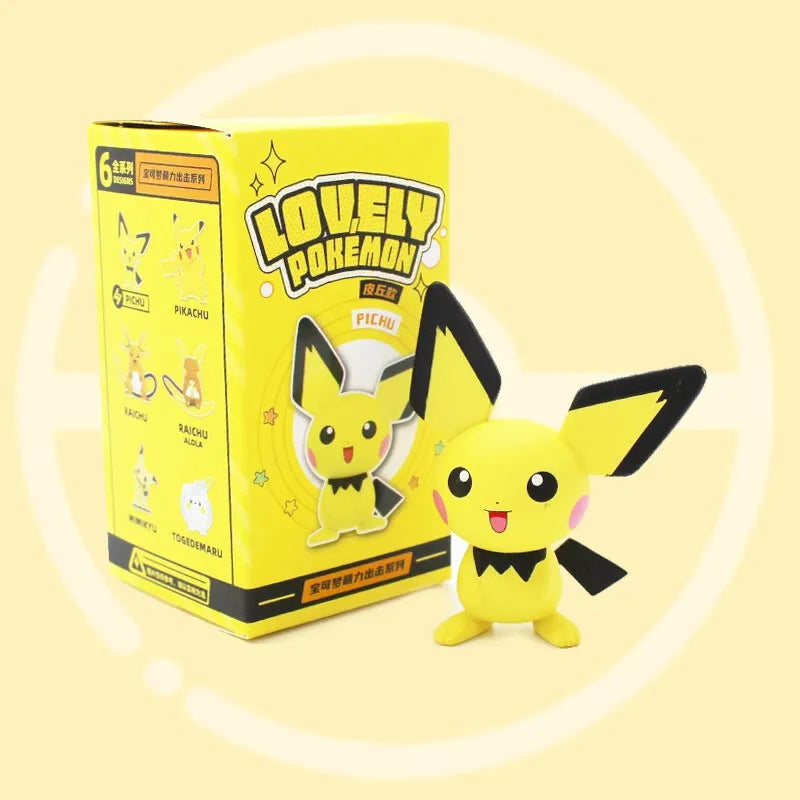 Hot Pokemon Anime Figures Kawaii Pikachu Pichu Togedemaru Alola Region Raichu Mimikyu Toys Model Collect Dolls Gift For Kids Boy