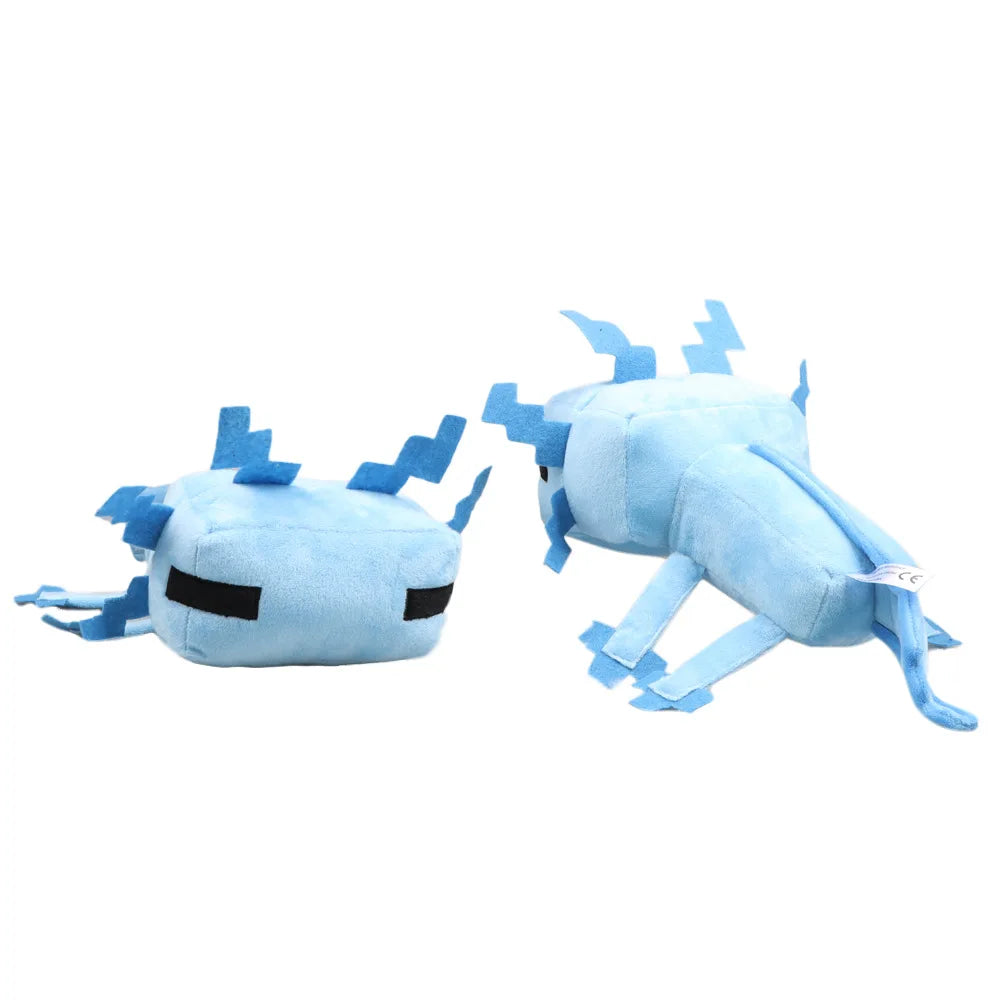 30cm Blue Axolotl Plush Toys Kawaii Axolotl Stuffed Animal Dolls Soft Game Peluche Birthday Gift for Children Kids Xmas Gift