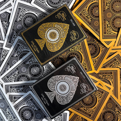 Premium Gold Edge Silver Edge Playing Cards PVC Plastic Waterproof Durable Poker Cards Large Character Deck of Cards for Parties