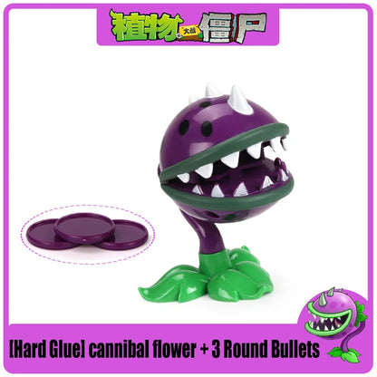 Funny Plants vs. Zombies 2 Hard Glue Peashooter Gatling Pea Shooter Sunflower Action Figure Model Dolls Shooting Toys Kids Gifts