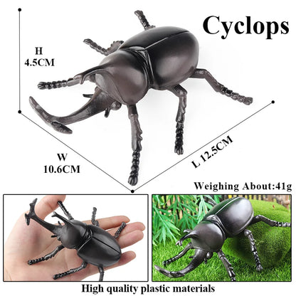Oenux Insect Animals Model Figurine Butterfly Ant Dragonfly Spider Bee Mantis Scorpion Action Figures Educational Kid Toy Gift