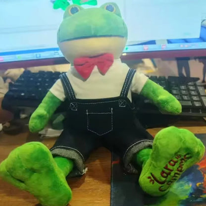 In Stock Cute Magic Expression Plush Doll 25cm Soft Plush Frog Toy Cartoon Girl Stuffed Animal Doll Kids Gift Long Leg Frog
