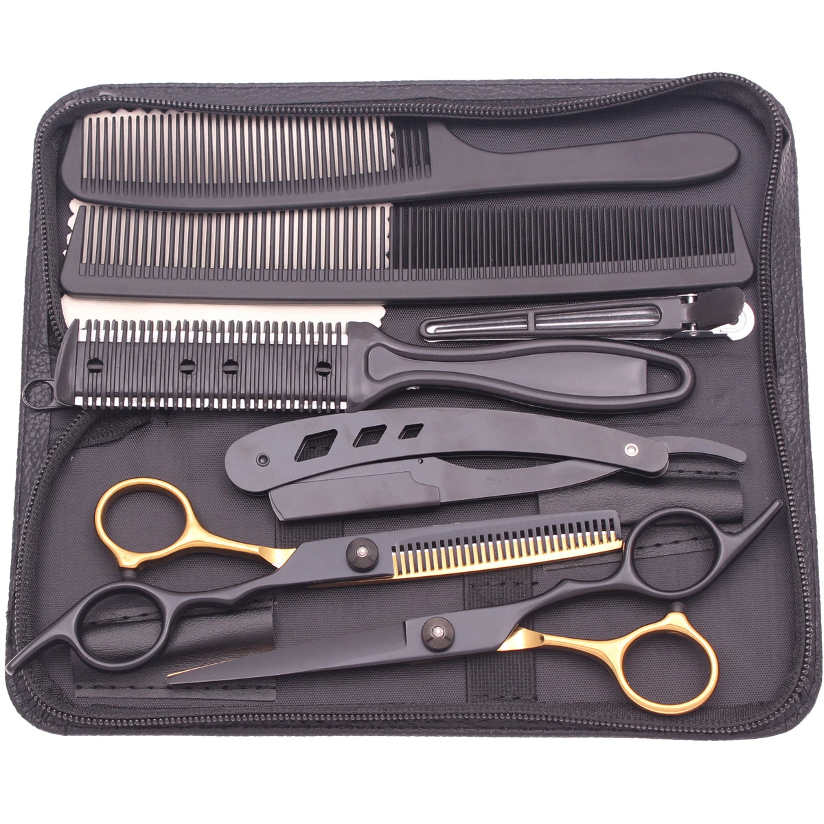 6'' Hair Scissors Professional Cutting Shears Thinning Hairdressing Razors Com Set Salon Barber & Home Japan Steel Dropshipping
