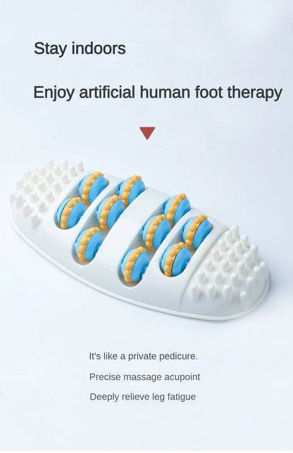 Foot Massager Roller Feet Acupressure Point Massage Plantar Fasciitis Pain Relief Relax Roller Trigger Point Reflexology Tool