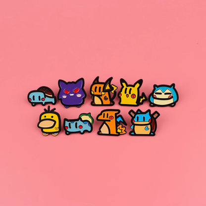 Cute Cartoon Animals Elf Enamel Pin Anime Brooches Woman Backpack Accessories Bags Badge Fashion Lapel Jewelry Gifts