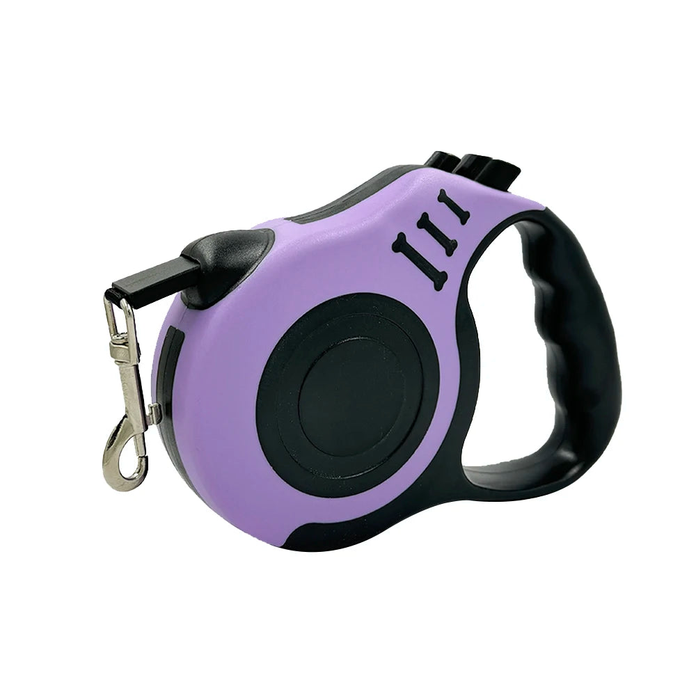 3m 5m Dog Leash for Small Dogs Cat Automatic Retractable Durable Nylon Lead Puppy Outdoor Travel Walking Hiking Traction Rope