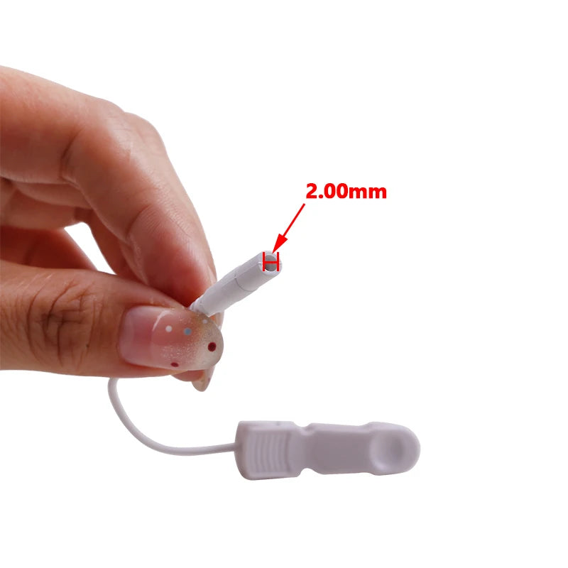 Ear Clip Machine Massager 2.0mm Plug Electrode Lead Wires Connecting Cables Sleeping Aids for Earclips