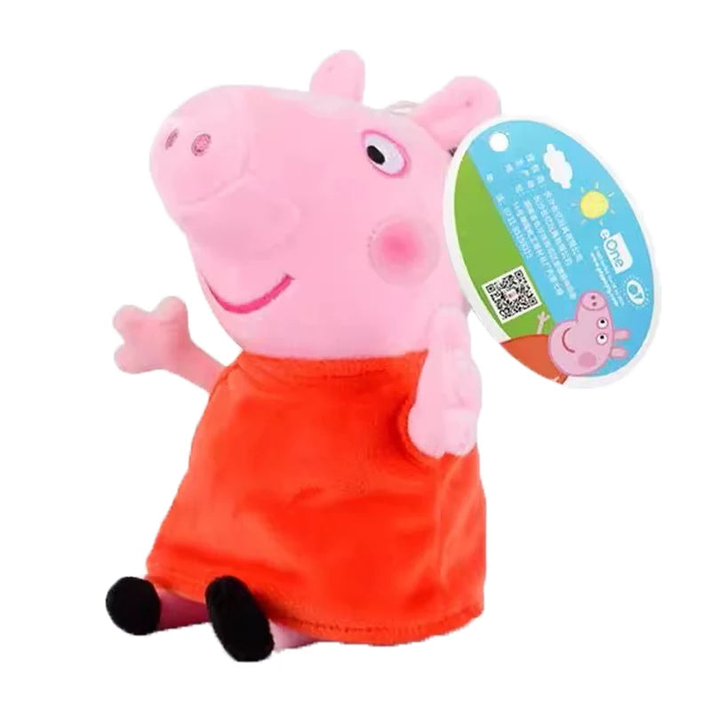 Genuine Peppa Pig Evie 12-19cm Evy Peppa George dinosaur Bear daddy mammy Boys Girls Birthday Gift Toys Christmas Doll Hot sale
