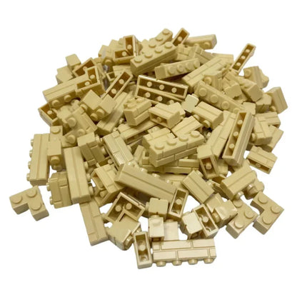 100/120Pcs MOC Building Block Simulation City Wall Brick Building Block Model Building Accessories Castle Construction Toys