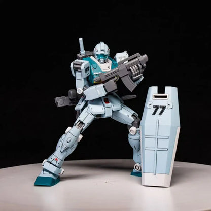 GK Cucuruz Doan's Island Gm Sleggar HG 1/144 Mecha Assembly Model Kit Action Figures Desktop Decoration Doll Boy Puzzle Toys