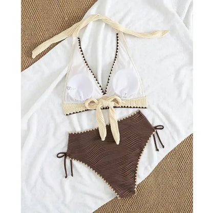 Sexy High Waist Bikinis Women's Swimwear Female Swimsuit For Swim Wear Bathing Suits Brazilian Bikini Set Beachwear Pool Bather