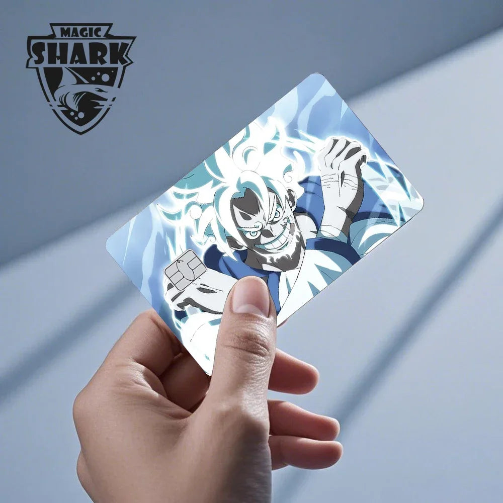 Magic Shark Wanted Anime 3M PVC Matte No Fade Skin Cover Sticker for Metro Debit Credit Card