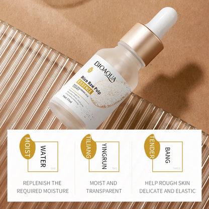 BIOAQUA White Rice Skin Care Sets Moisturizing Face Serum Anti Wrinkle Dark Circles Anti-aging Eye Cream Travel Size Skin Care