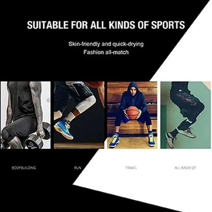 One Leg Basketball Tights Sports Tights Breathable Single Leg Basketball Leggings Quick Drying Sweat Wicking Breathable Durable