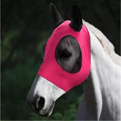 Horse Bit Face Mask Anti-Mosquito Insect Bite Protection Headwear for Equestrian Use