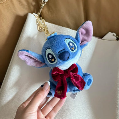 100% Genuine Disney Stitch Scrump Angel Cartoon Blue Stitch Plush Toy Authorized Doll Stich Cute Birthday Gift High Quality