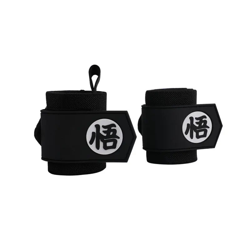 1 Pair Gym Sports Weight Lifting Wrist Wraps Wristband Support Brace Heavy Duty Training Lifting Straps Protector Powerlifting