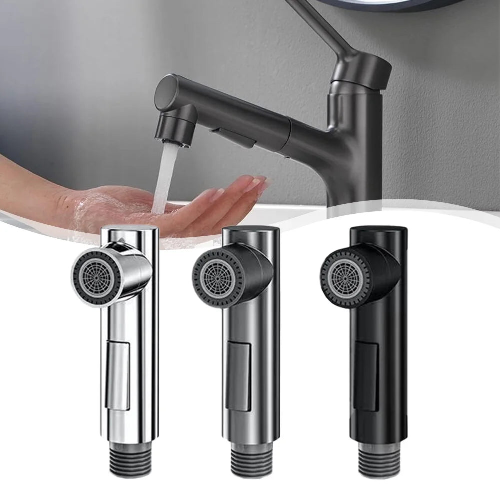 1pcs Kitchen Faucet Spray Head Pull Out Tap Nozzle Bubbler 12cmx3cm Sink Faucet Aerator SplashProof Water Saving Nozzle Sprayer