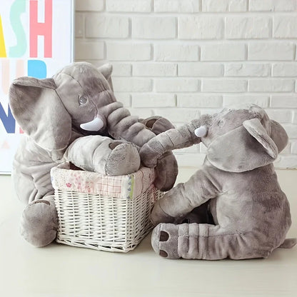 40cm Soft Elephant Plush Toys Cute Elephant Baby Sleeping Pillow Stuffed Animals Best Gifts For Kids Birthday Room Decoration