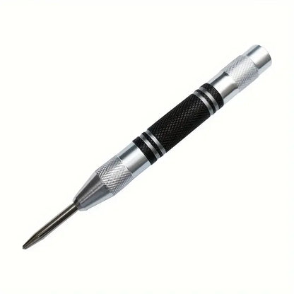 Auto Center Puncher Hole Marker Wood Metal Steel Spring Load Kerner Drill Locator Heavy Duty Punch Carpentry Automatic Hand Tool
