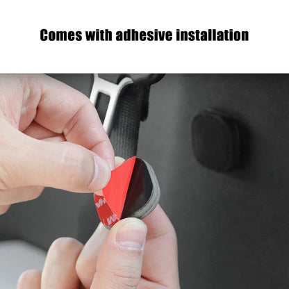 2Pcs Magnetic Car Seat Belt Holder Fixing Clip Pu Leather Seatbelt Limiter Stopper For Safety Belt Clip Prevent Falling