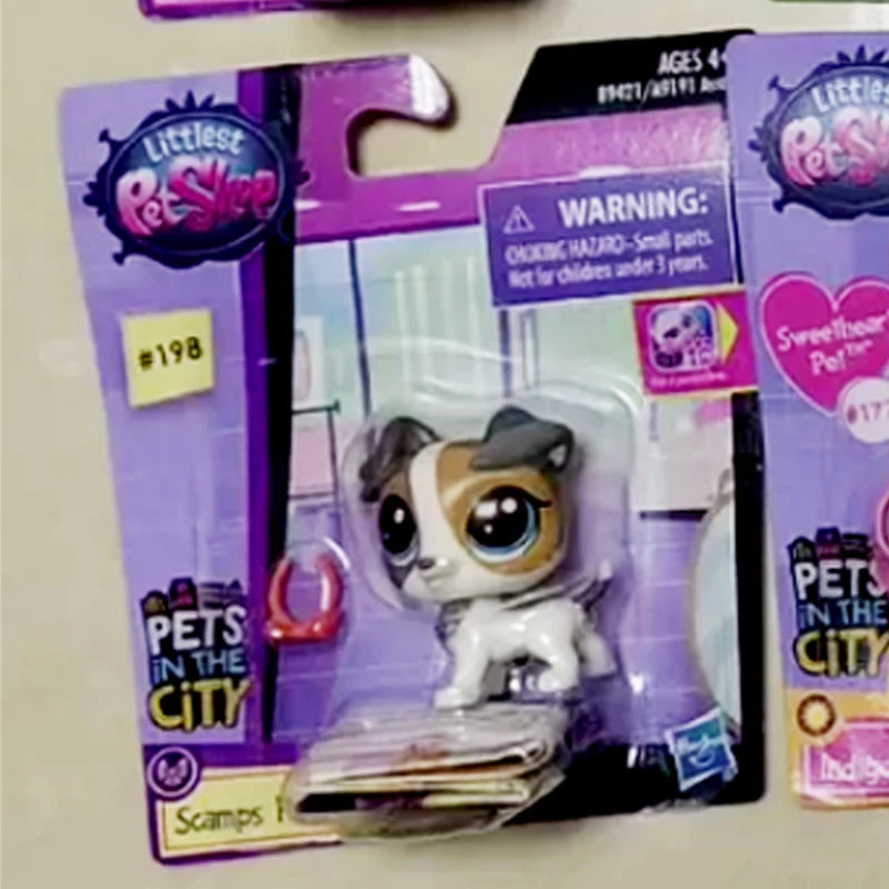 Hasbro Littlest Pet Shop Doll Toys Original Cute Animal Action Figure Mini Dolls Q Pets Toy Children Birthday Gifts Collection