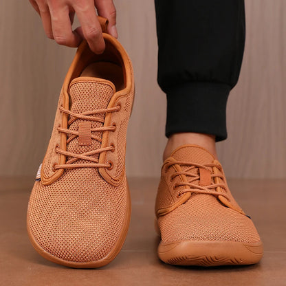 Men's Shoes Sneakers Wide Toe Barefoot Casual Wide Last Fashionable Canvas Black Flat Board Shoes Breathable Mesh Men's Shoes