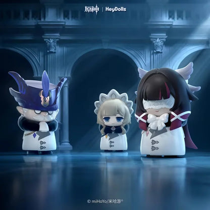 Mihoyo Genshin Fatui Harbinger Blind Box Anime Figure Collectible Merchandise Mystery Gift Ornament for Game Lovers