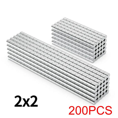 Super Strong Neodymium Magnet N35 NdfeB Permanent Magnetic imanes Round Powerful Magnets Refrigerator Magnet  2x2/6x2/6x3/10x3