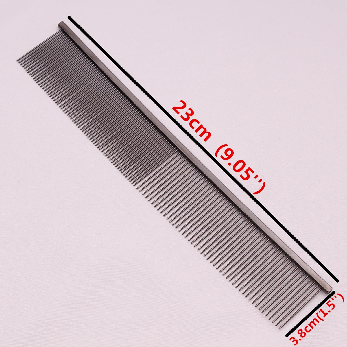 Copper Dog Grooming Combs Pet Boundary Knot Massage Tools Professional Salon Cat Hair Cleaning Crescent High Low Teeth 7816#
