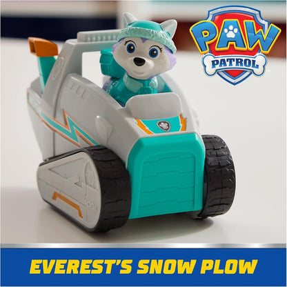 10kinds Genuine Paw Patrol Everest Ryder Rex Skye Chase Rocky Zuma Vehicle with Collectible Figure Birthday Gift Children Toy