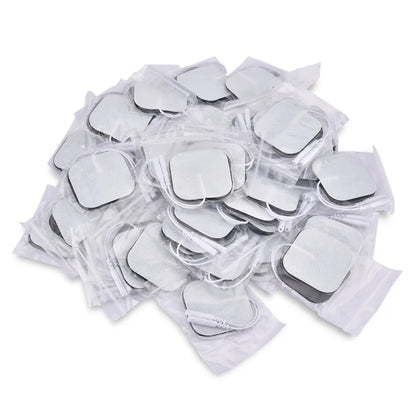 100P/50P 5x5cm Muscle Stimulator Electrode Pads Non-woven Fabric Self Adhesive Replacement Pads for Tens Digital Massage Machine