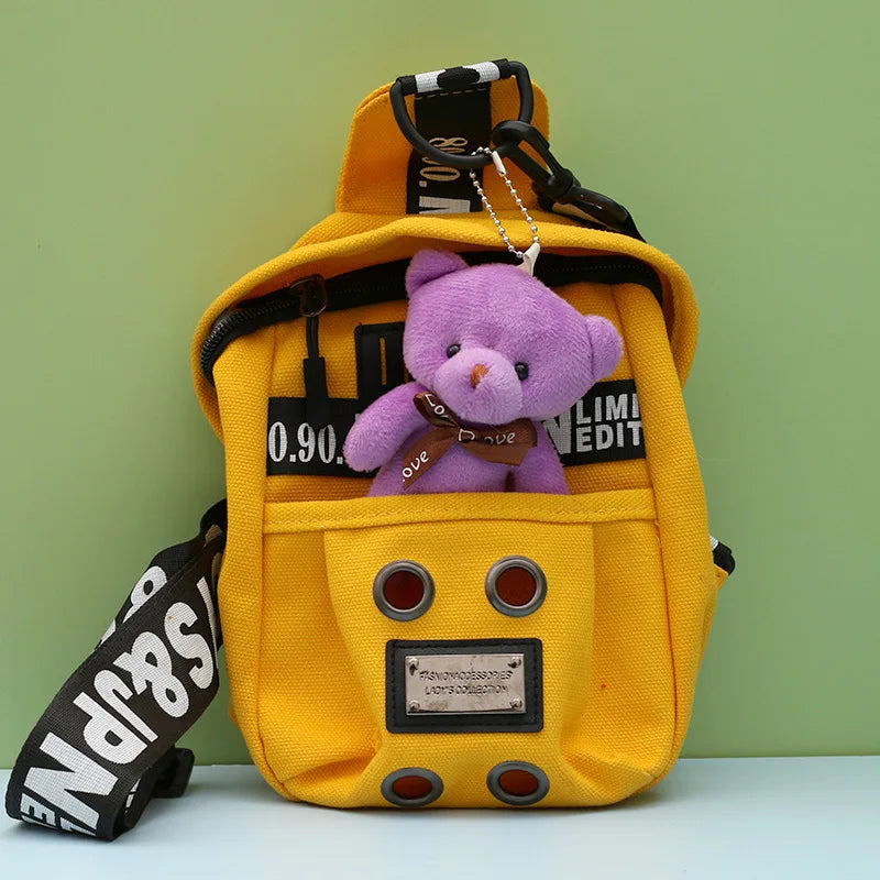 30pcs New 21Color Mini Bear Plush Doll Keychain 12cm Cute Colorful Bear Animal Stuffed Toys For Girl Bag Pendant Children Gifts