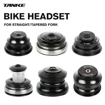 TANKE-MTB Bowl Group, Mountain Bike Aluminum Alloy Headset,Tapered Straight Fork Bearing,44-44mm/52/55/56mm,11/8 ",11/2",28.6mm