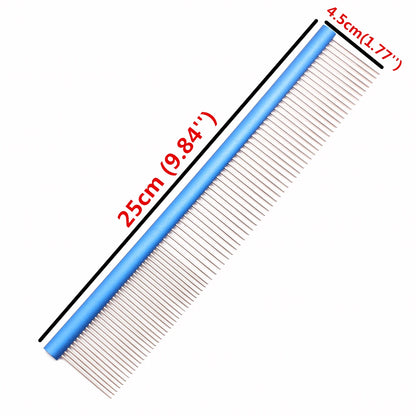 Pet Grooming Combs Aluminum Alloy Brush For Dogs Boundary Knot Massage Tools Professional Salon Cat Hair Cleaning Crescent 7900#