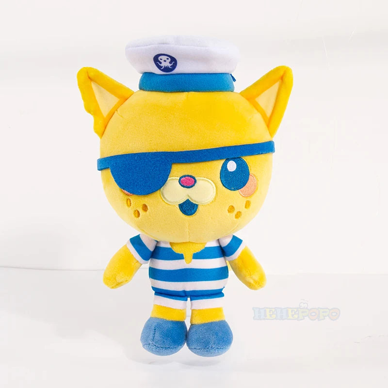 20cm Octonauts Plush Toys with Barnacles, Peso, Kwazii and Tweak Characters - Cute Animal Stuffed Toys for Kids' Birthday Gift