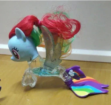 Genuine Hasbro My Little Pony Anime Figures Classic Twilight Luna Princesses Rarity Ornaments 8cm Collection Pony Toy Gifts